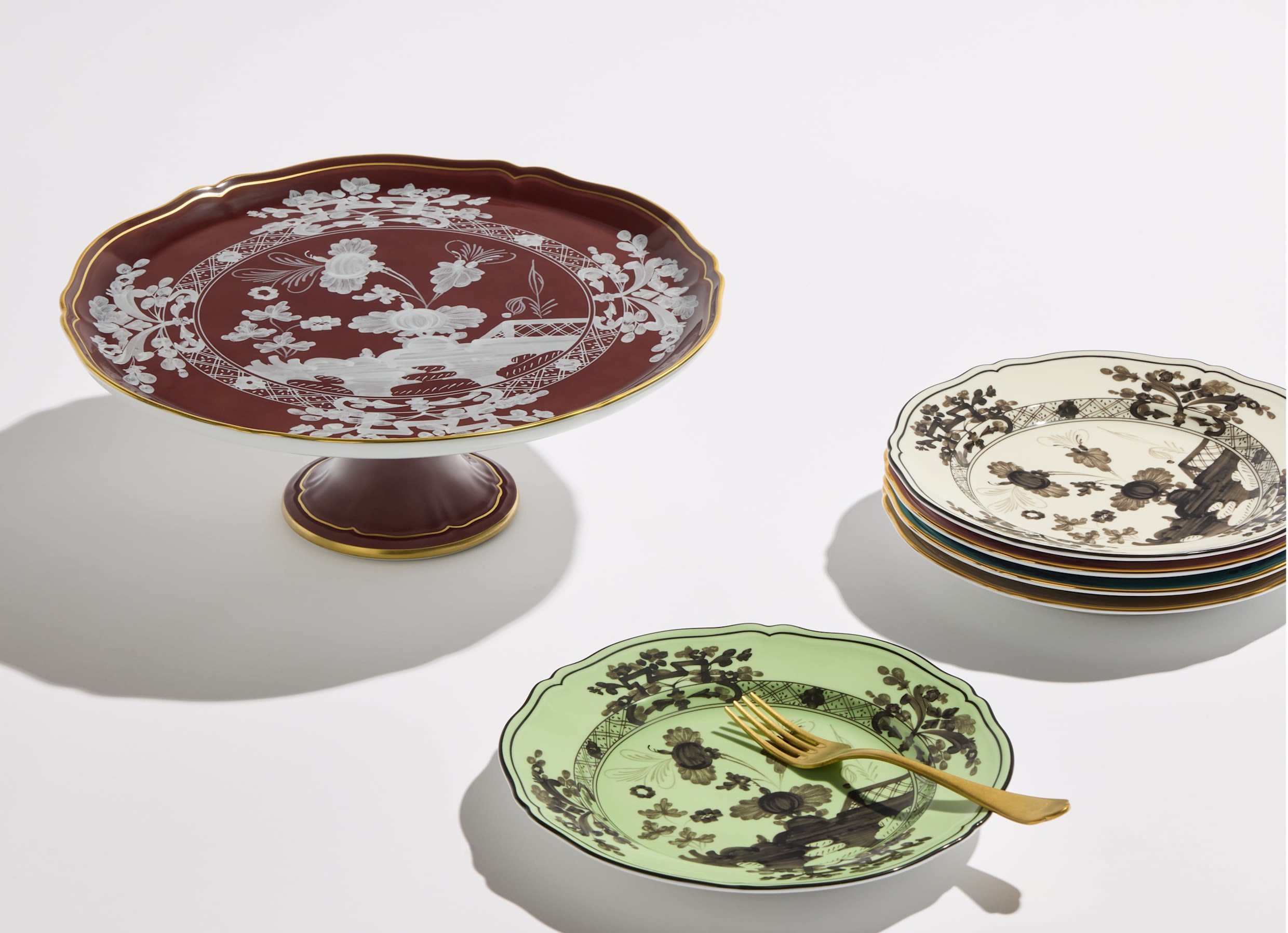 リチャードジノリ　インペロスカラ ケーキスタンド CAKE STAND | GINORI 1735